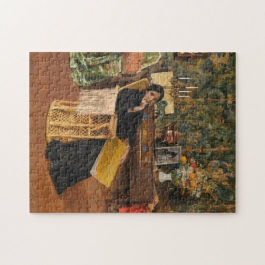 In de studio | William Merritt Chase Legpuzzel (Horizontaal)