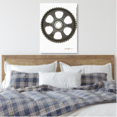 In de tandheelkunst canvas afdruk (Insitu (Slaapkamer))