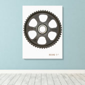 In de tandheelkunst canvas afdruk (Insitu (Houten vloer))