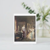 In de tekentekens (w/c op papier) briefkaart (Staand voorkant)