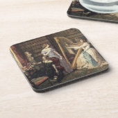 In de tekentekens (w/c op papier) drankjes onderzetter (Linkerzijde)