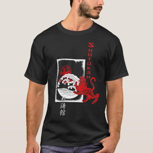 In de Tiger - Soul of Shotokan Karate T-Shirt (Voorkant)