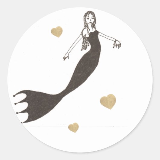 In de tijd van magie ronde sticker (Voorkant)