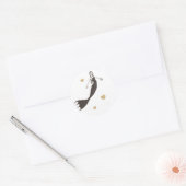In de tijd van magie ronde sticker (Envelop)