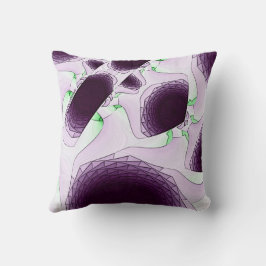 In de tint van de kleur Violet Kussen