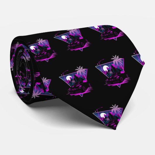 in de toekomst stropdas (Opgerold)