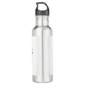 In de toekomst zijn alle paden verschillend op een waterfles  (Achterkant)