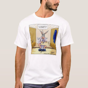 In de toiletafdruk t-shirt