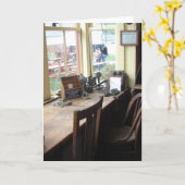 In de trein kaart (Gele Bloem)