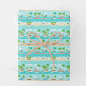 In de tropen inpakpapier vel (In situ)