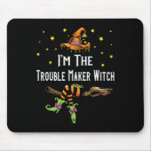 In de Trouble Maker Witch Halloween Matching Group Muismat (Voorkant)