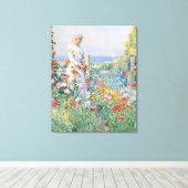 In de tuin, 1892 canvas afdruk (Insitu (Houten vloer))