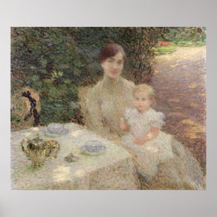 In de tuin, 1904 poster