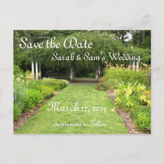 In de tuin aankondigingskaart