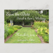 In de tuin aankondigingskaart (Voorkant)