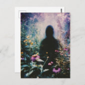 In de tuin Abstract Briefkaart (Voorkant / Achterkant)