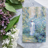 In de tuin briefkaart