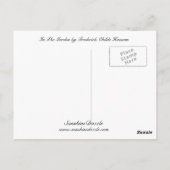 In de tuin briefkaart (Achterkant)