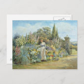 In de tuin briefkaart (Voorkant / Achterkant)