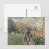 In de tuin briefkaart (Voorkant / Achterkant)