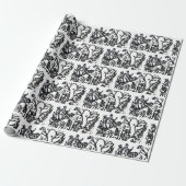 In de tuin cadeaupapier (Uitgerold)