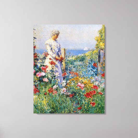 In de tuin canvas afdruk (Voorkant)