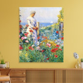 In de tuin canvas afdruk (Insitu (Woonkamer))