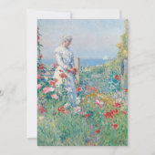 In de tuin | Childe Hassam (Voorkant)