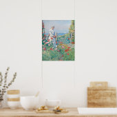In de tuin | Childe Hassam Poster (Keuken)