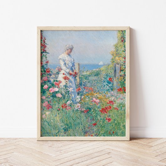 In de tuin | Childe Hassam Poster