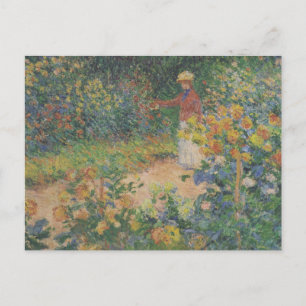 In de tuin - Claude Monet - c1895 Briefkaart