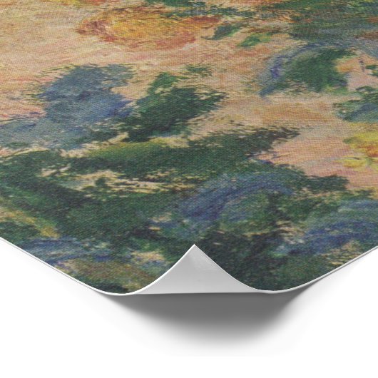 In de tuin - Claude Monet - c1895 Poster (Hoek)