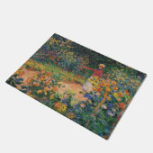 In de tuin door Claude Monet Deurmat (Schuin)