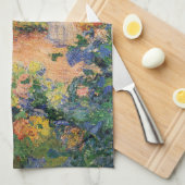 In de tuin door Claude Monet Kitchen Towel Theedoek (Quarter Fold)