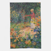 In de tuin door Claude Monet Kitchen Towel Theedoek (Verticaal)