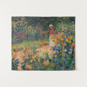 In de tuin door Claude Monet Wandkleed (Voorkant (horizontaal))