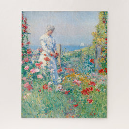 In de tuin door Frederick Childe Hassam Legpuzzel
