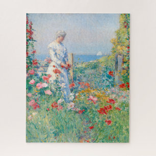 In de tuin door Frederick Childe Hassam Legpuzzel