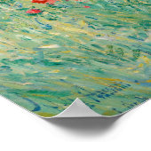 In de tuin door Frederick Childe Hassam Poster (Hoek)