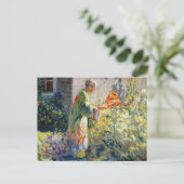 In de tuin door Matilda Browne Briefkaart (Staand voorkant)