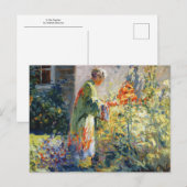 In de tuin door Matilda Browne Briefkaart (Voorkant / Achterkant)