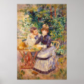 In de tuin, door Pierre-Auguste Renoir Poster (Voorkant)