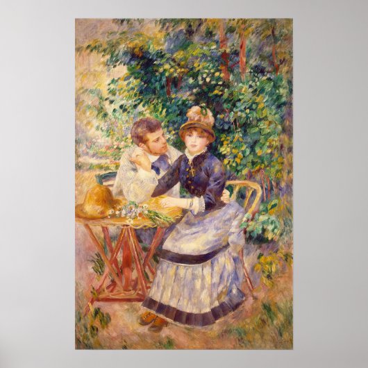 In de tuin, door Pierre-Auguste Renoir Poster (Voorkant)