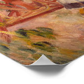 In de tuin, door Pierre-Auguste Renoir Poster (Hoek)