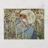 In de tuin, Giverny door Frederick Frieseke Briefkaart (Voorkant)