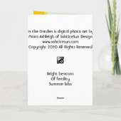 In de tuin kaart (Achterkant)