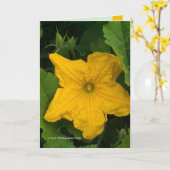 In de tuin kaart (Gele Bloem)