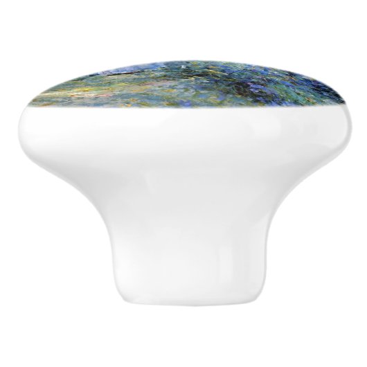 In de tuin keramische knop (Zijkant)