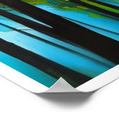 In de tuin Landschapsschilderij Poster (Hoek)