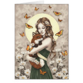 In de tuin met vossen en vlinders (Voorkant)